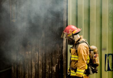 Carpentry Workshop Fire Near Warsaw